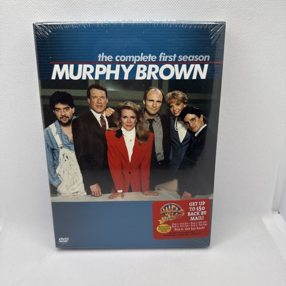 Murphy Brown - The Complete First Season (DVD, 2005, 4-Disc Set) Factory Sealed
